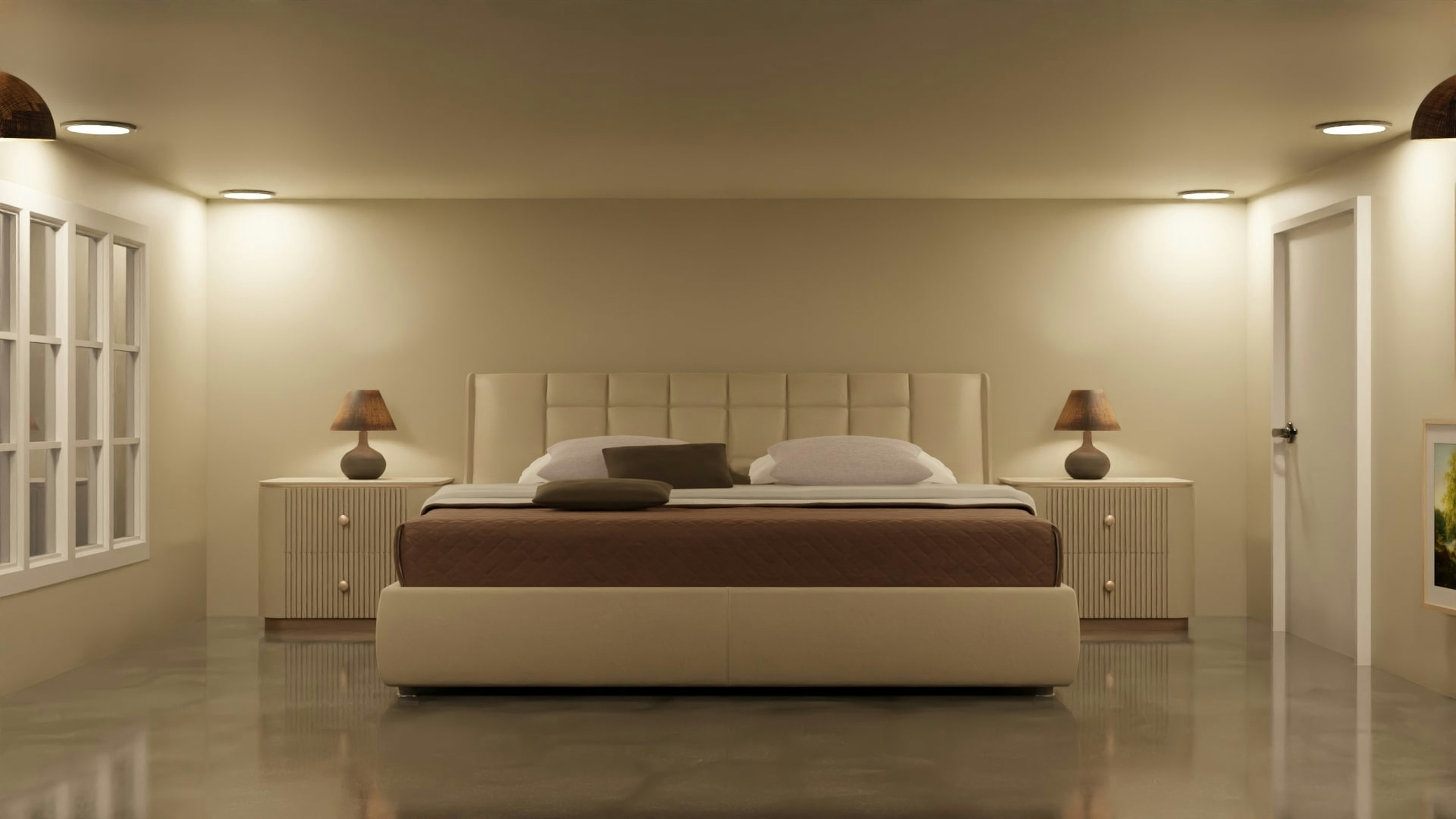 Milano Minimalist Platform Bed