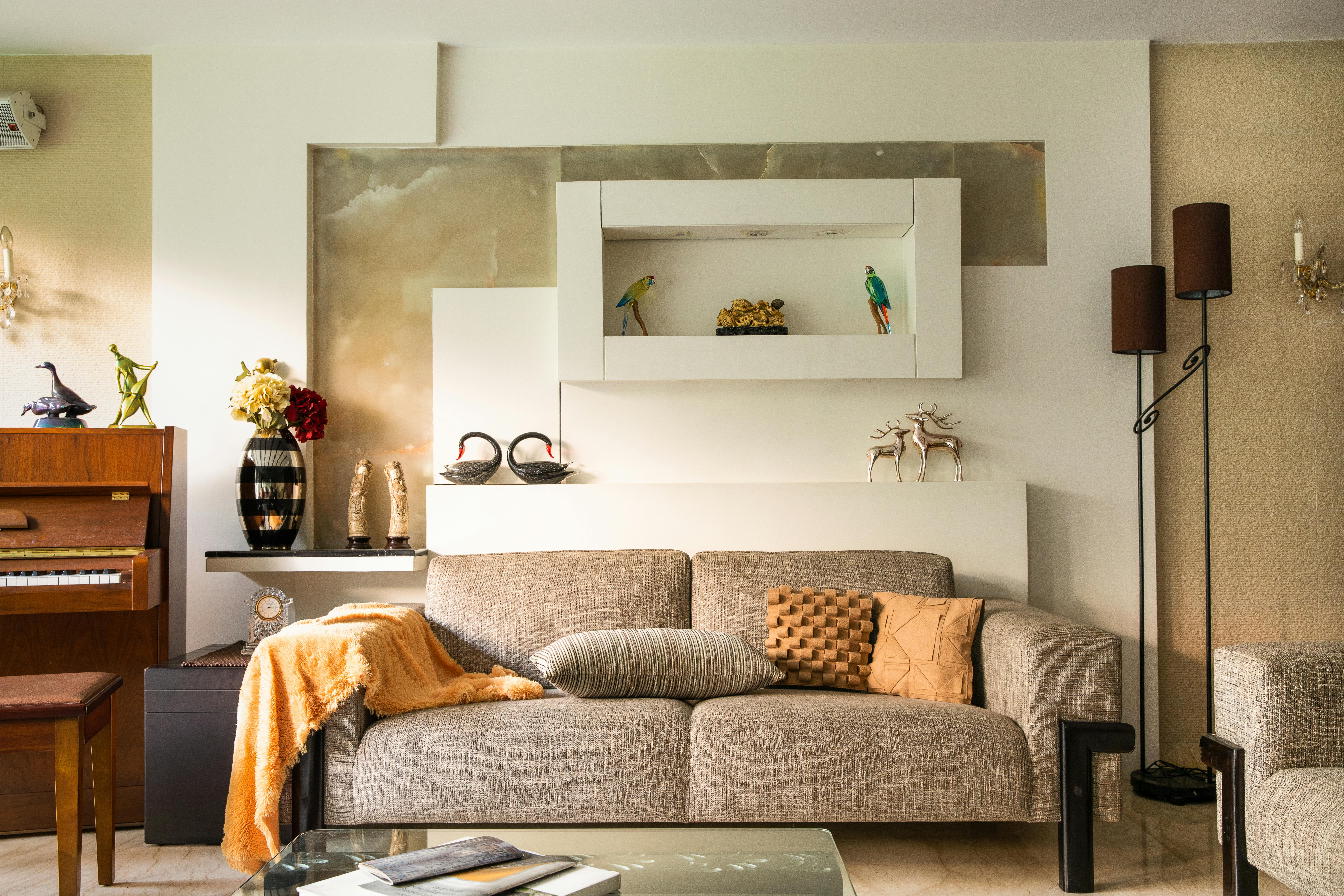 Mid-Century Modern Gray Sectional