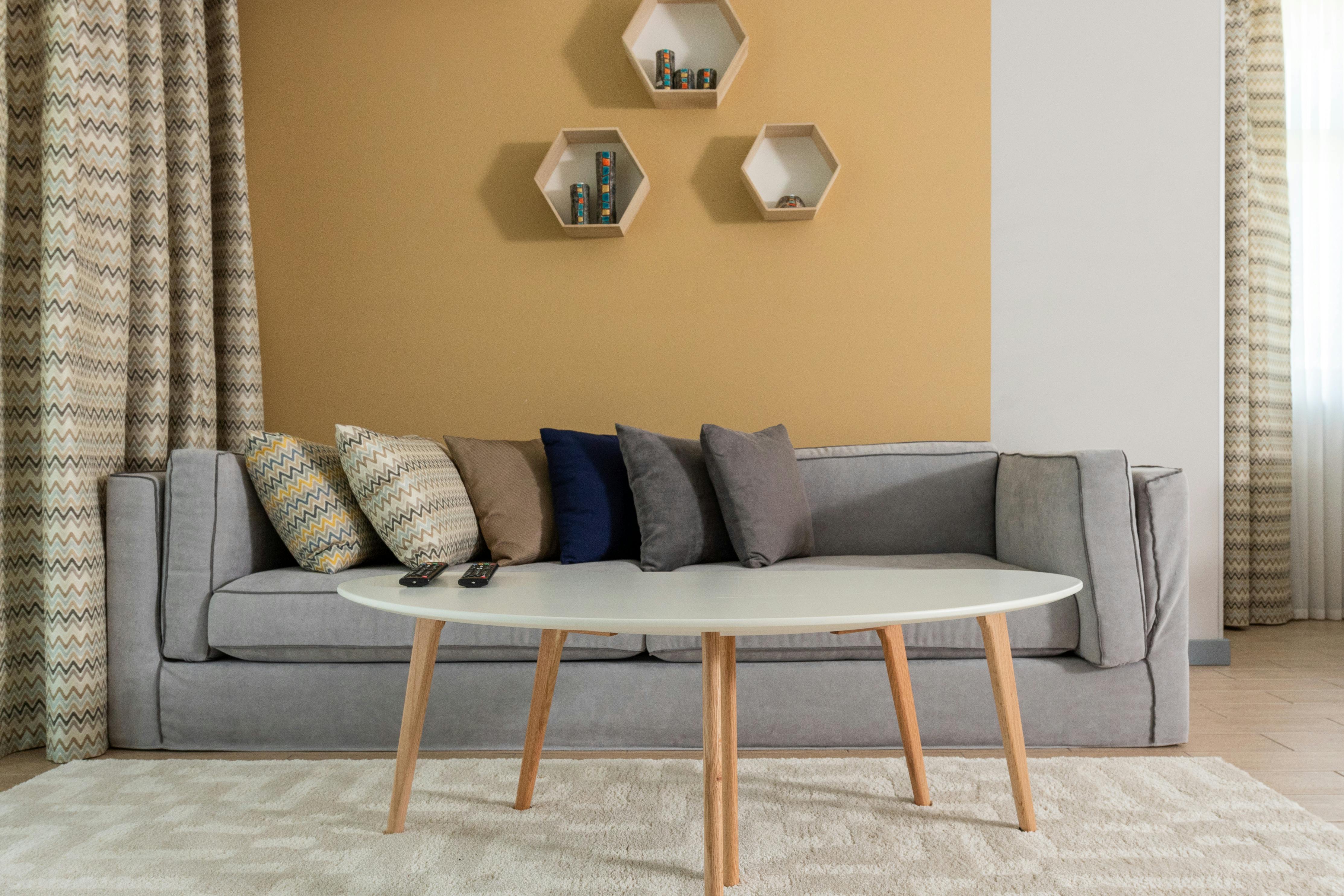 Modern Gray Scandinavian Sofa