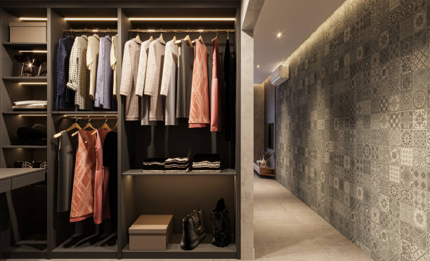 Open Concept Walk-in Wardrobe