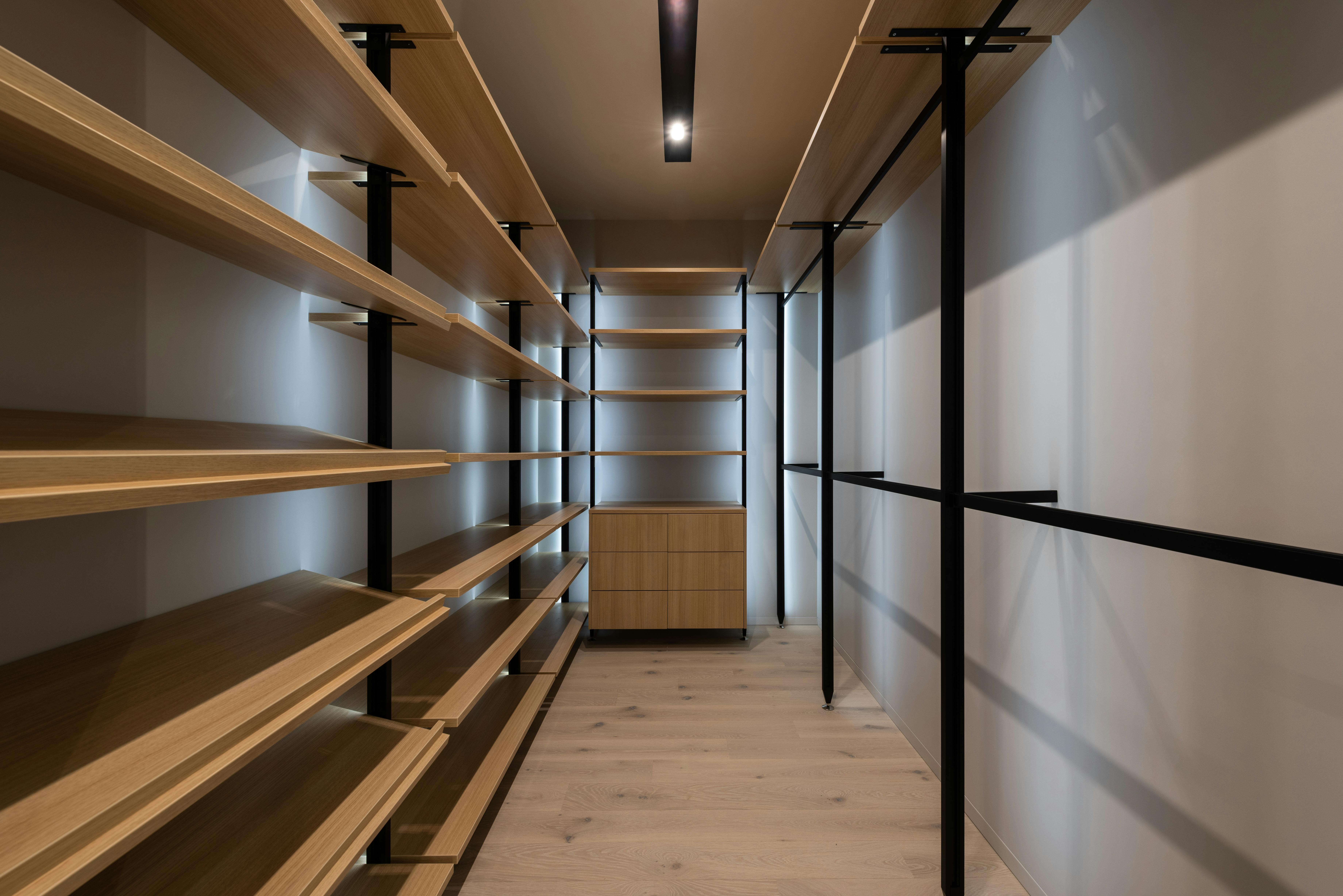 Industrial Style Walk-in Closet