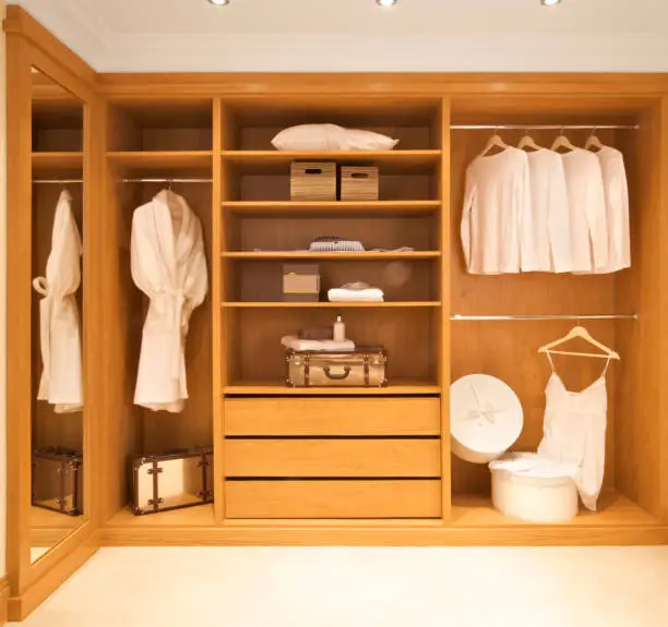 Compact Walk-in Wardrobe